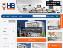 Tablet Screenshot of hbimobiliaria.com.br